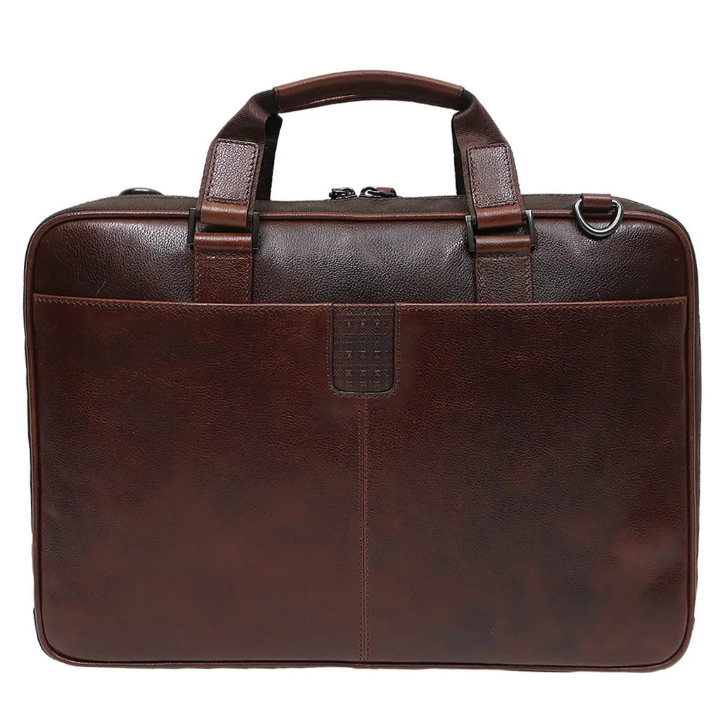 Boconi Garth Slim Leather Briefcase Zipster (Copy) Boconi
