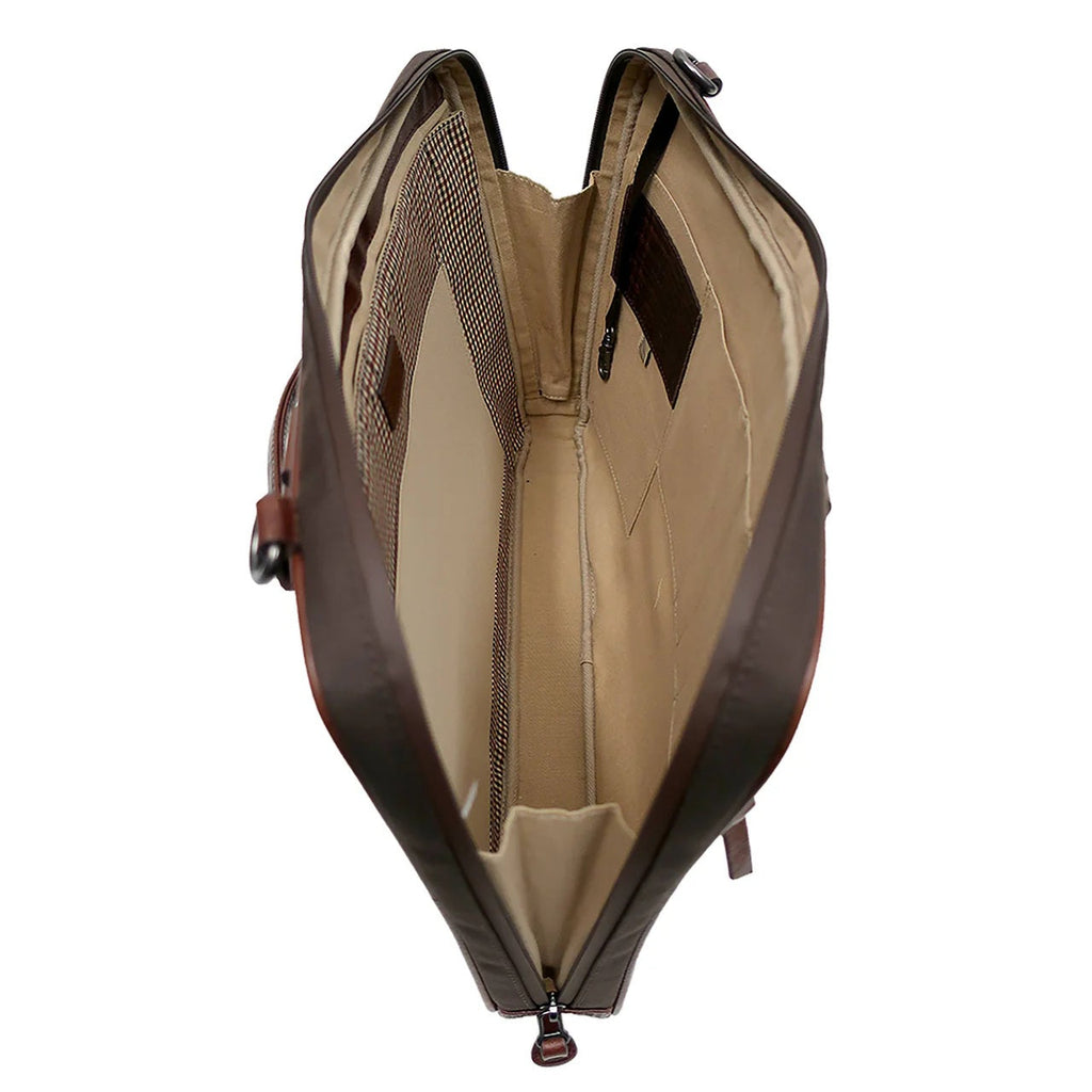 Boconi Garth Slim Leather Briefcase Zipster (Copy) Boconi