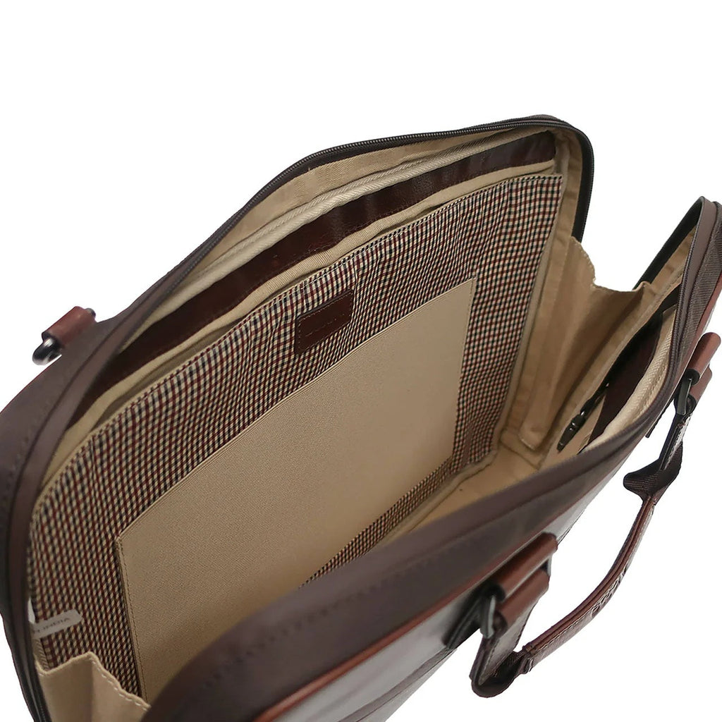 Boconi Garth Slim Leather Briefcase Zipster (Copy) Boconi