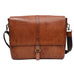 Boconi Darius Flip-Over Leather Messenger w RFID Boconi