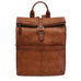 Boconi Darius Roll-Top Leather Backpack Boconi
