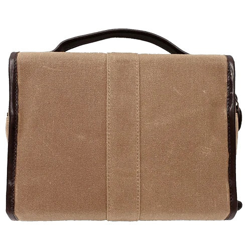 Boconi Sloan Waxed Canvas Hanging Travel Kit Boconi