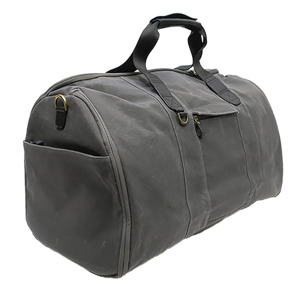 Boconi Sloan Waxed Canvas and Pull-up Leather Garment Duffel Boconi