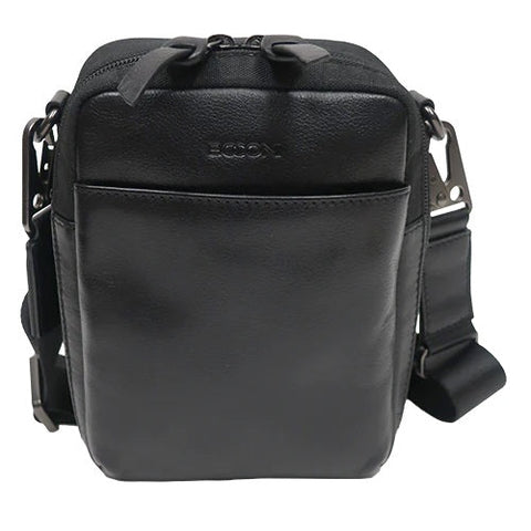 Boconi Garth Mini Crossbody Bag – Full Grain Leather Unisex Everyday Carry Bag Boconi