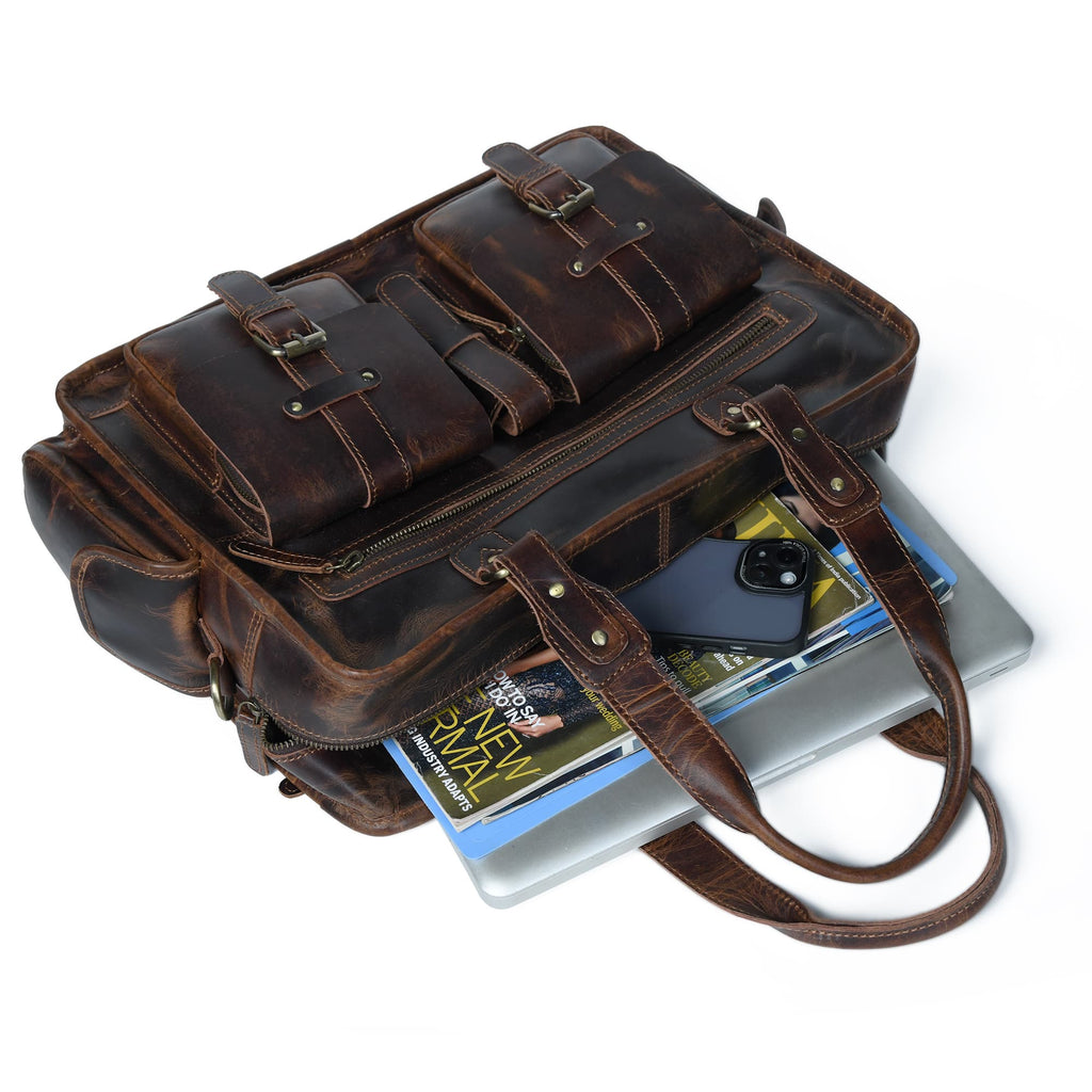 Dryden Buffalo Briefcase Classy Leather Bags