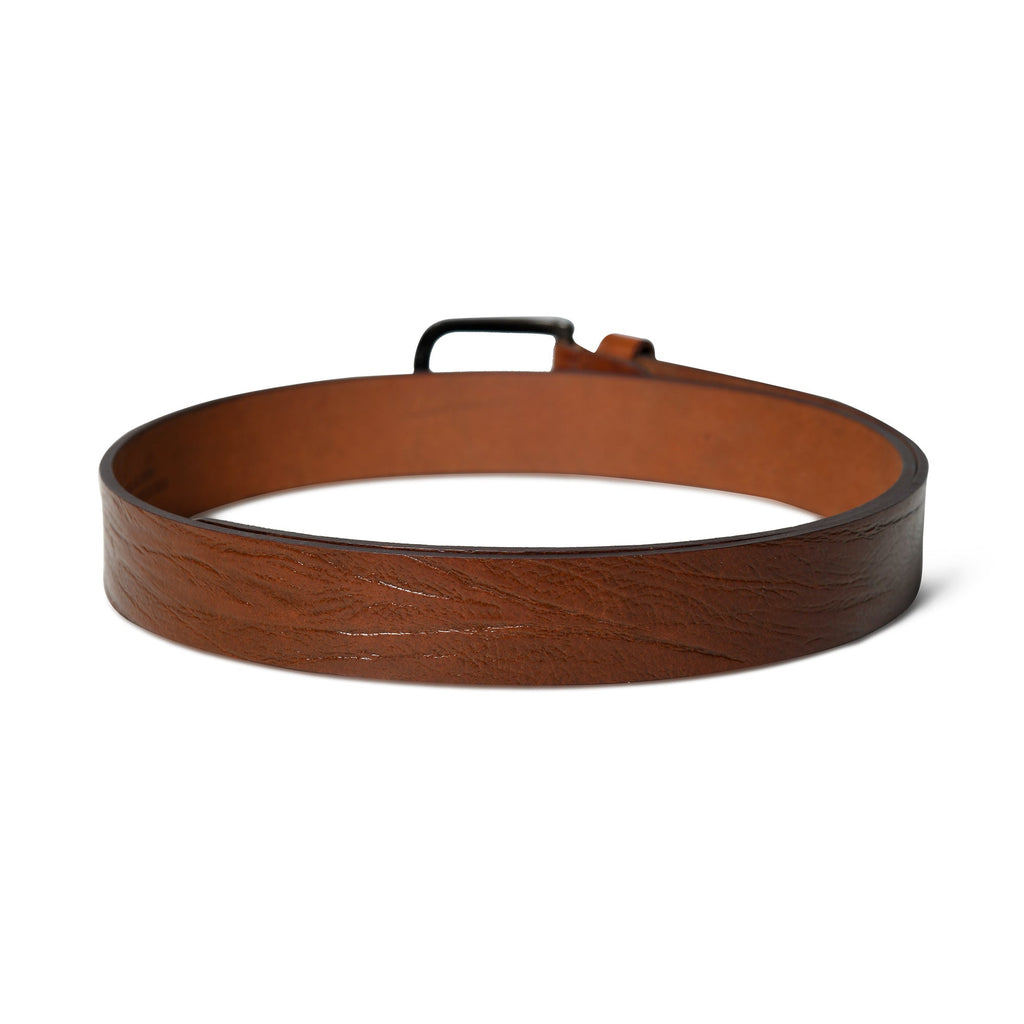 Vibrant Brown Pin Buckle Belt Classy Leather Bags
