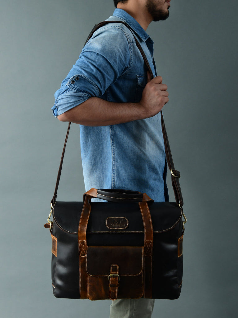 Walker Office Travel Top Handle Bag Classy Leather Bags