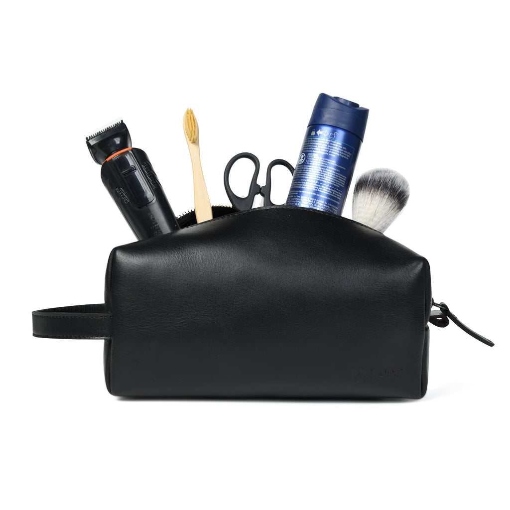 The Hamilton Leather Toiletry Bag Classy Leather Bags