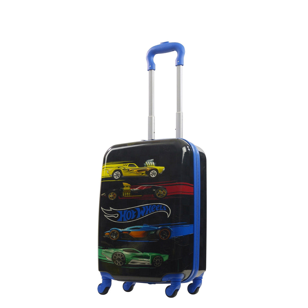 Hot Wheels 20.5" Black Kids Spinner Carry-on Luggage Ful Luggage