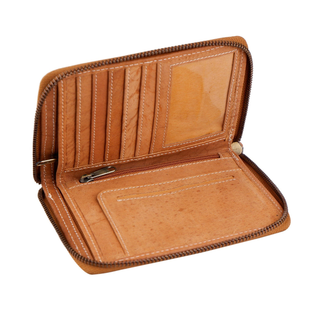 Haskins Bi-fold Zipper Wallet Classy Leather Bags