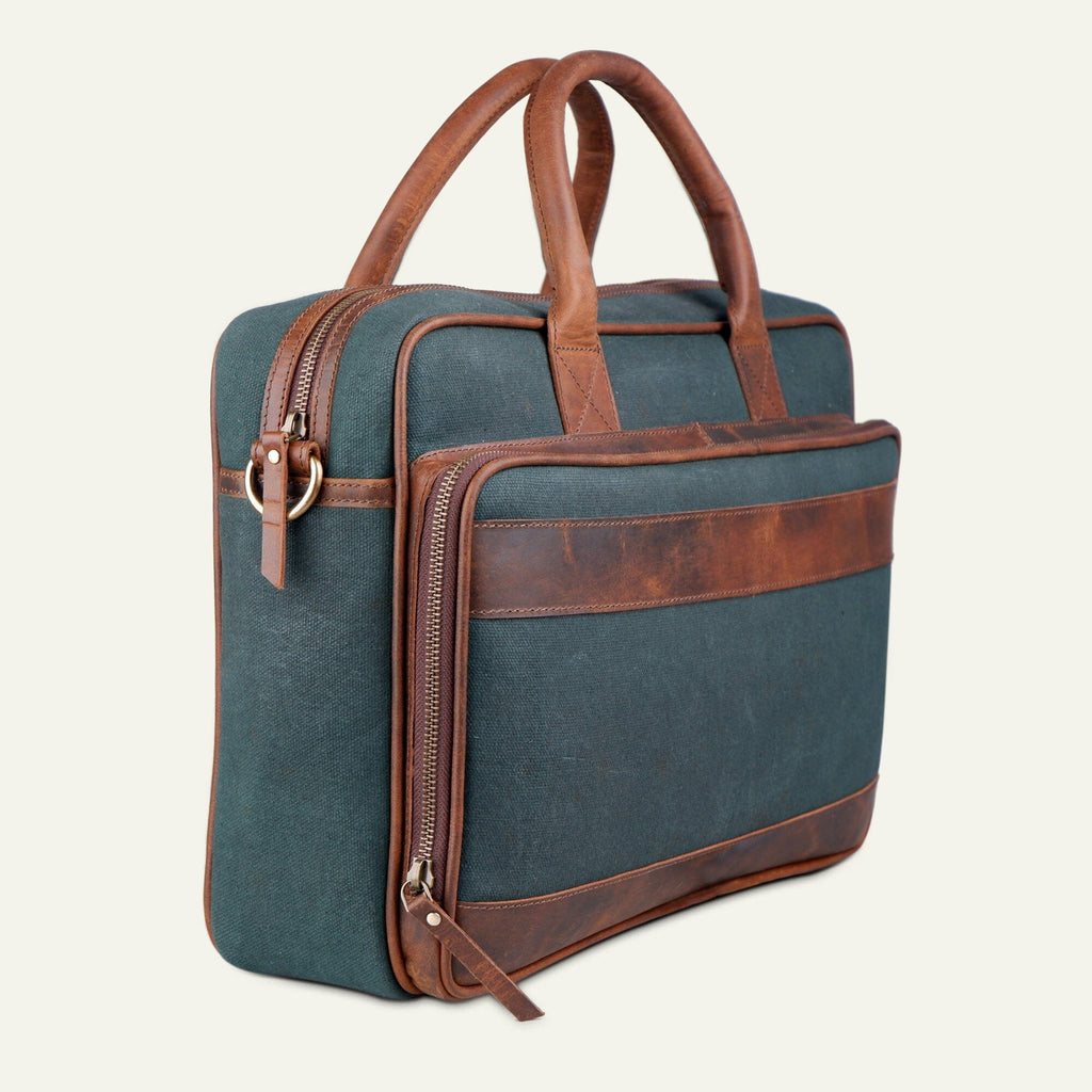 Air Boss Canvas Classy Leather Bags