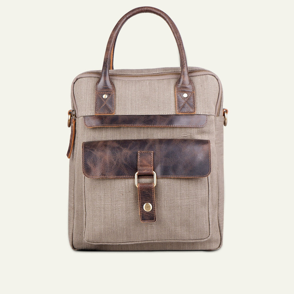 The Parker Canvas Classy Leather Bags