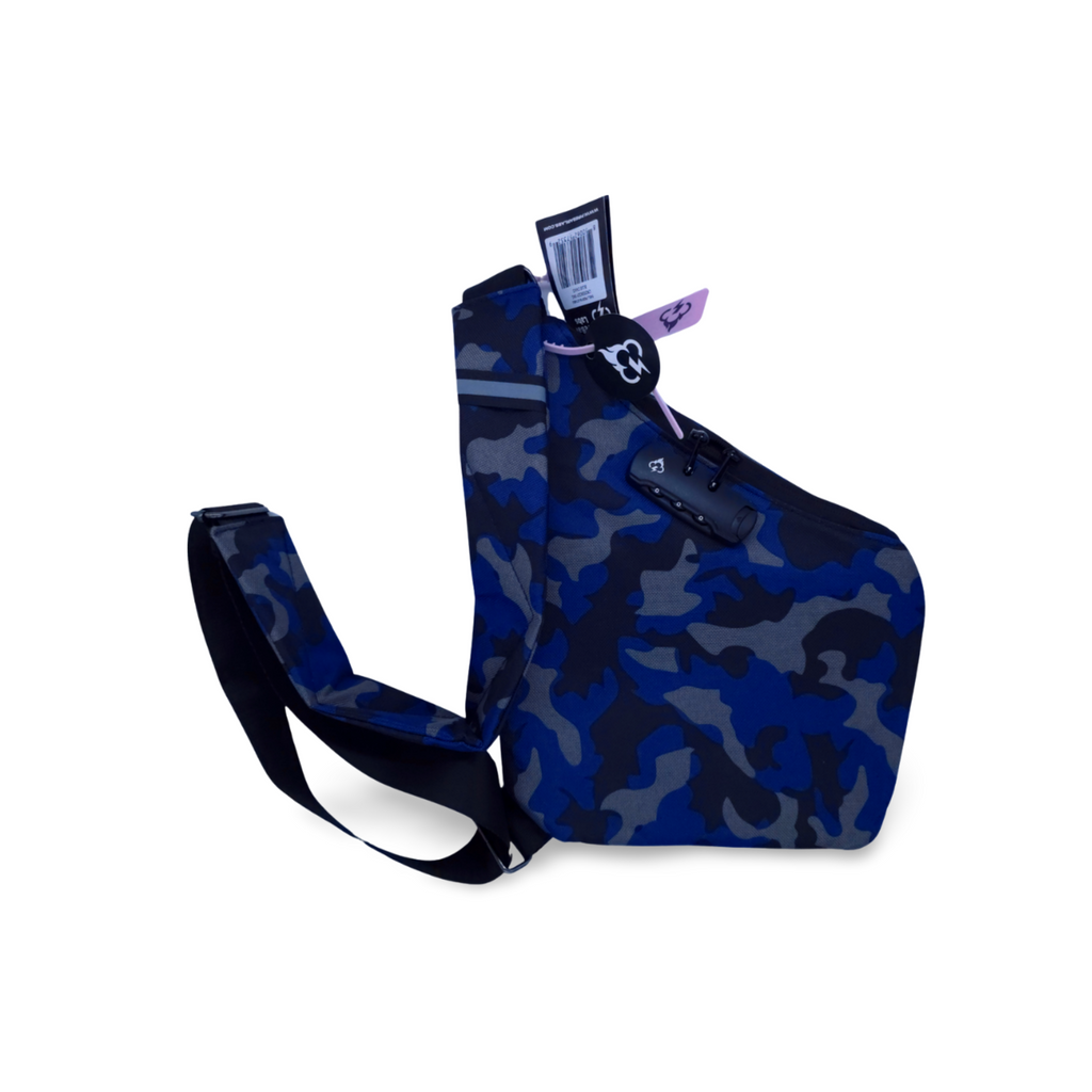 FireBar Labs Smell Proof Cross Body Bag - Hidden Lock Safely Fashion Powered by FireBar Labs