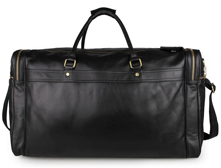 Flash Sale Men's Full-Grain Leather Duffle Bag, Premium Leather Travel Weekender Bag RockCow Leather Studio