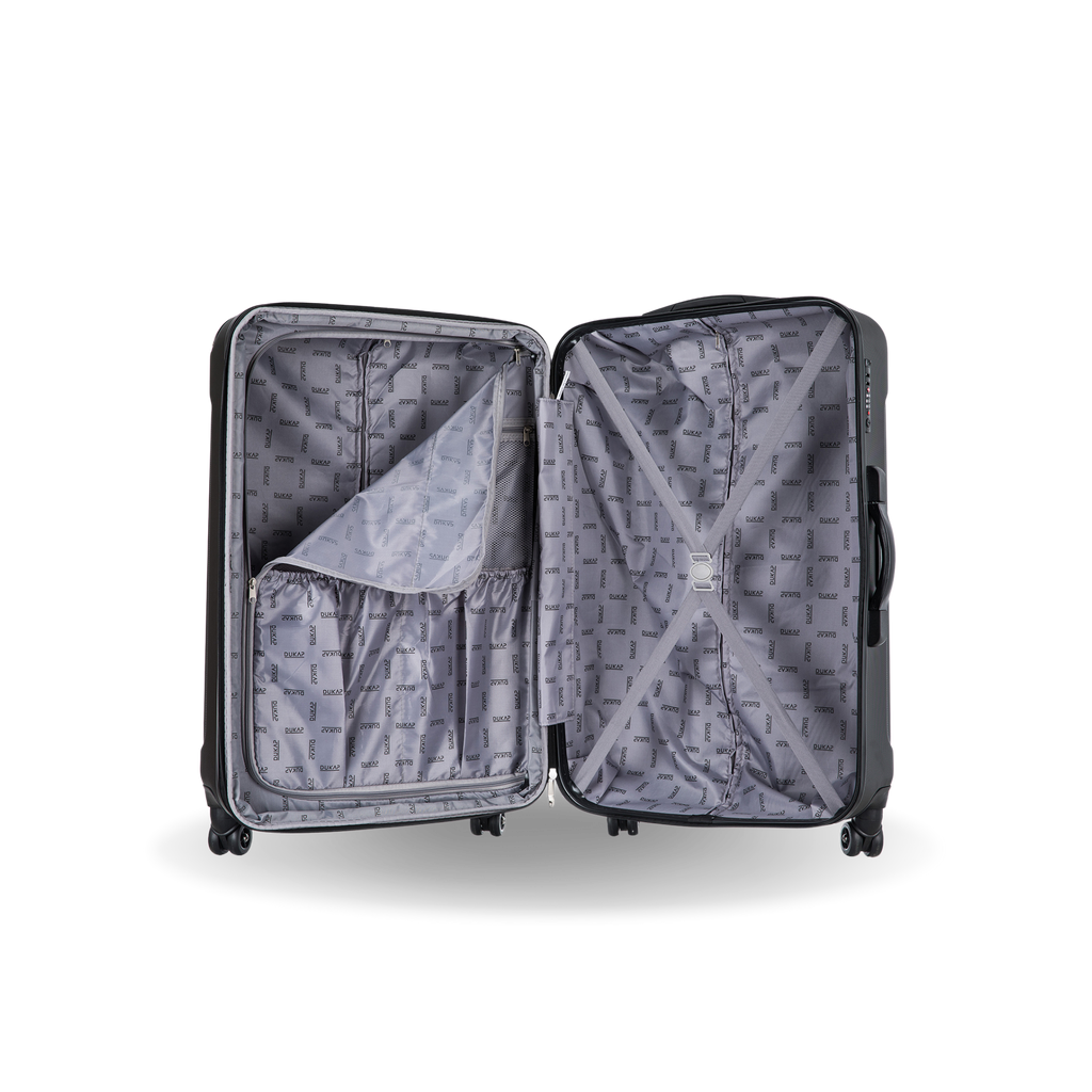 INTELY 2 Piece Set 20''/28'' with Built-in Digital Weight Scale Dukap