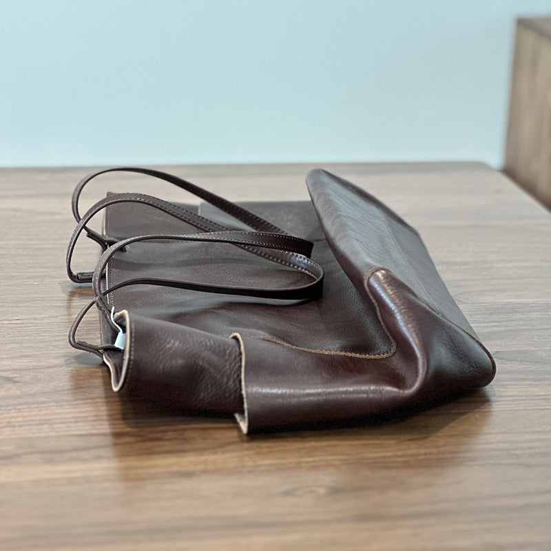 Full Grain Leather Tote Bag, Large Capacity Shoulder Bag for Women, Everyday Leather Tote Bag RockCow Leather Studio