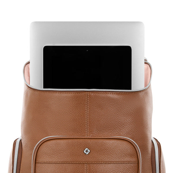 Samsonite Mobile Solution 2 Leather Deluxe Backpack Samsonite