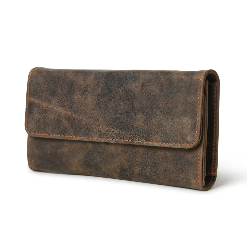 Ellison Ladies Wallet- Walnut Brown Classy Leather Bags
