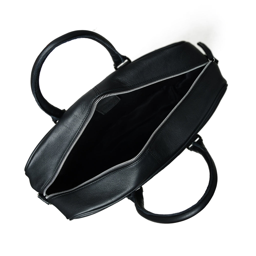 Texas Black Leather Briefcase Classy Leather Bags