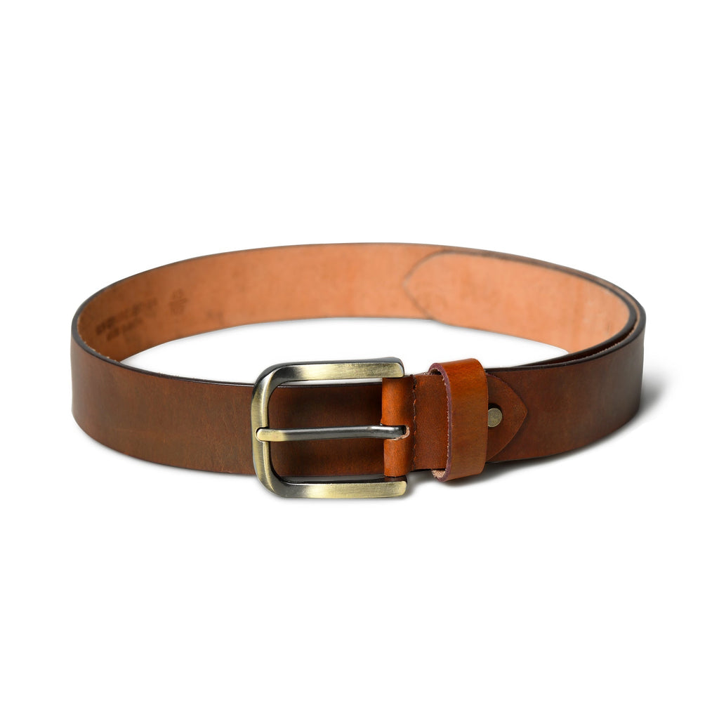 Tan Leather Pin Buckle Belt Classy Leather Bags