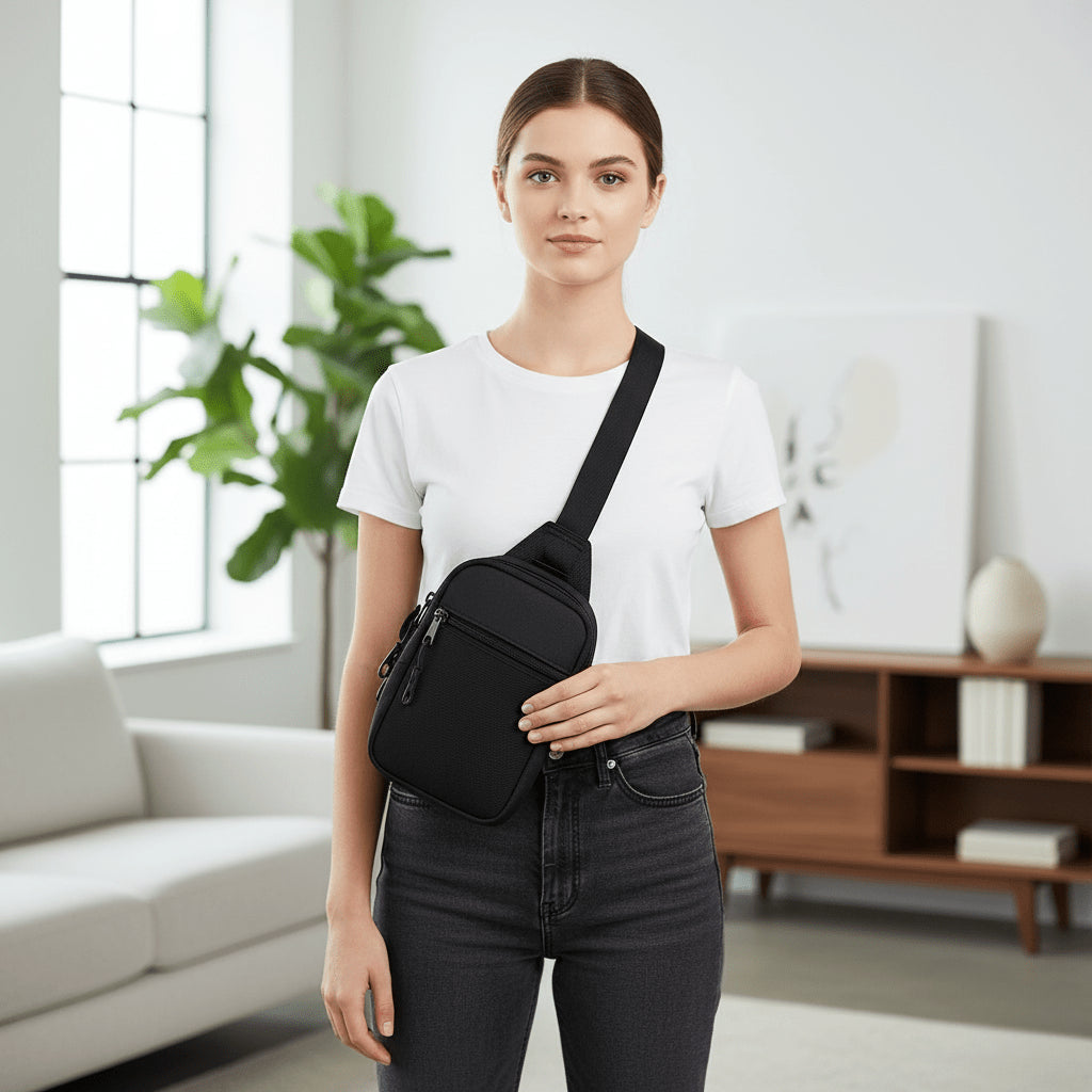 Lightweight Travel Crossbody Bag For Easy Storage Social Buzz eSIMs