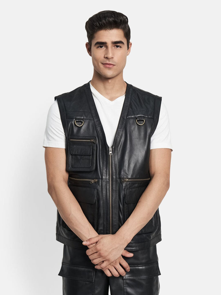 Lambskin Leather Vest Classy Leather Bags