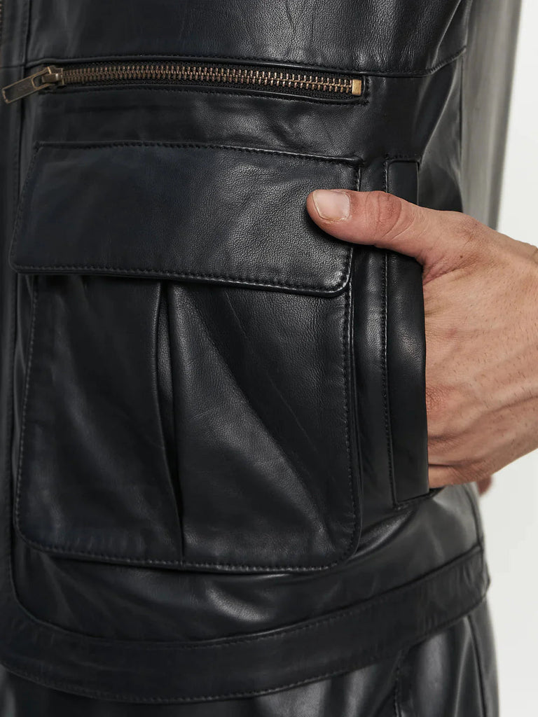 Lambskin Leather Vest Classy Leather Bags