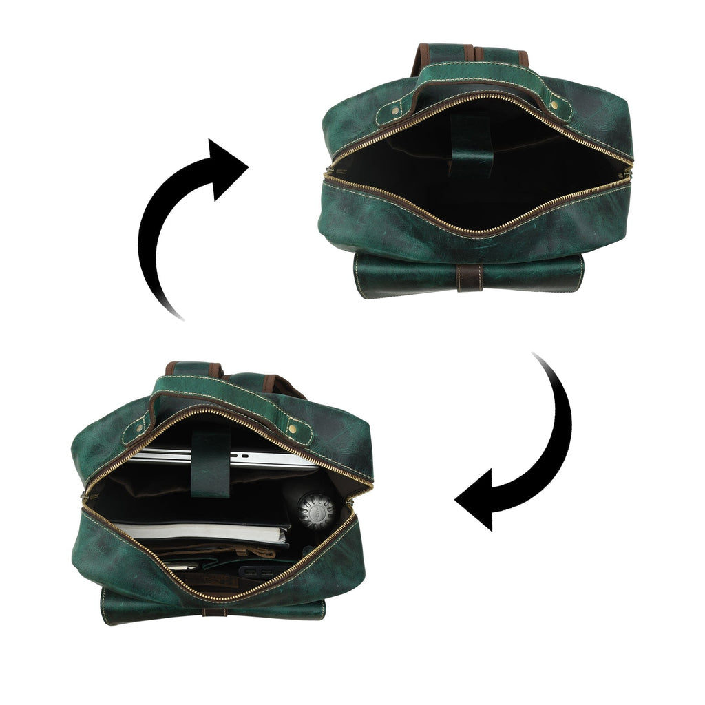 Greenfield Leather Backpack Classy Leather Bags