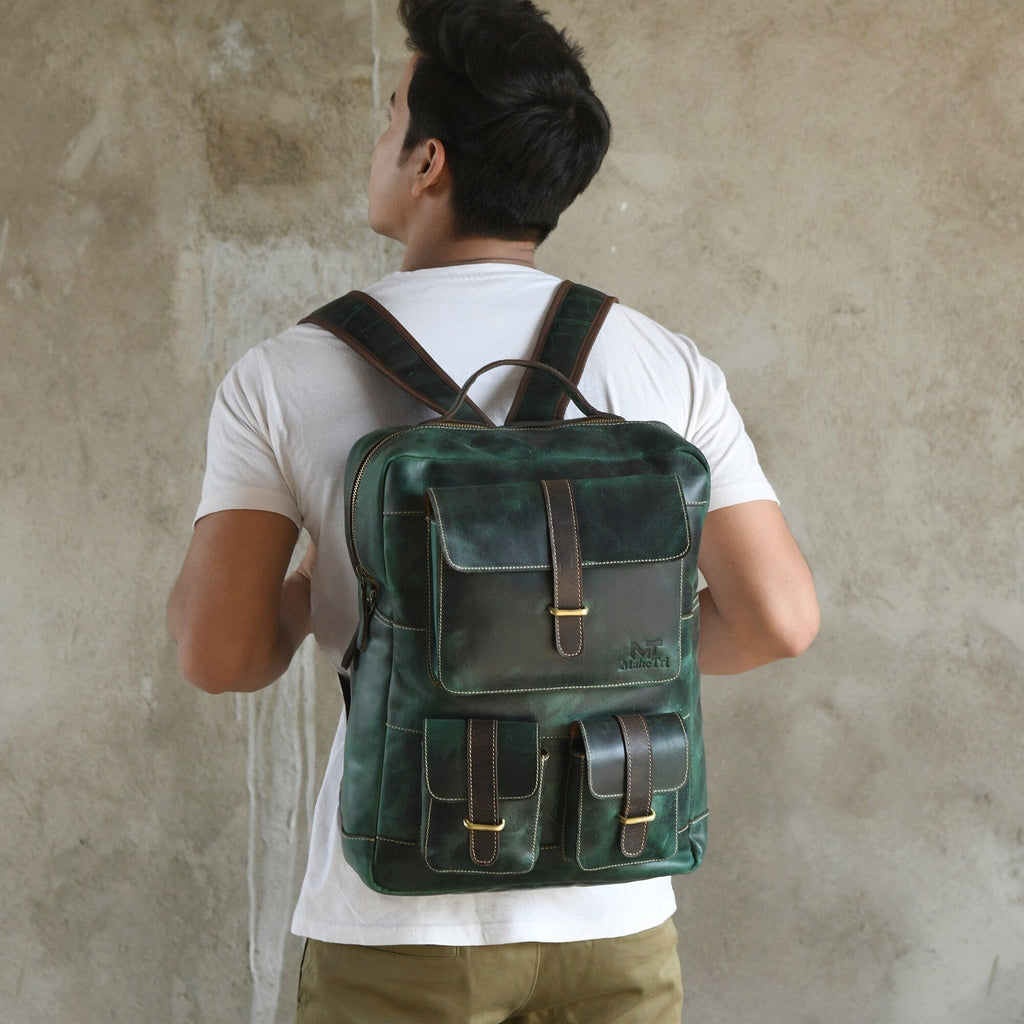 Greenfield Leather Backpack Classy Leather Bags