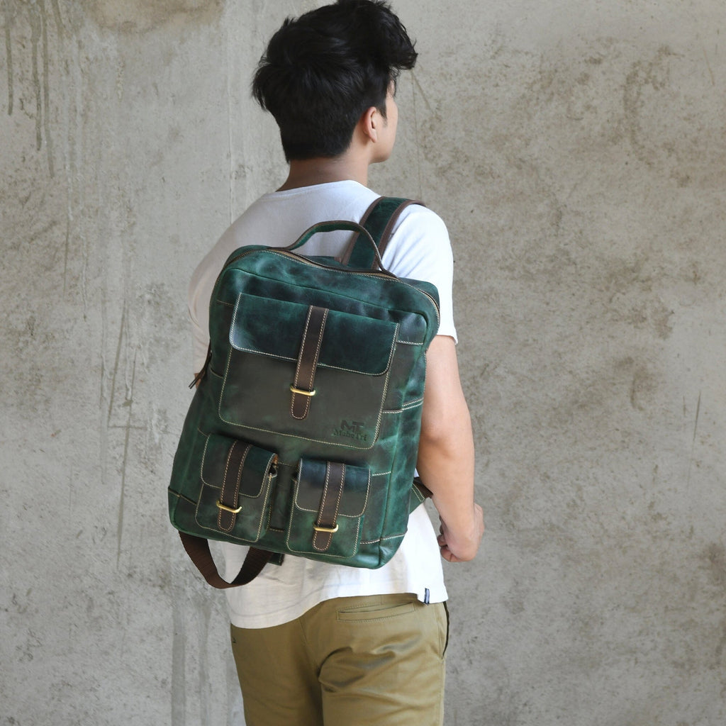 Greenfield Leather Backpack Classy Leather Bags
