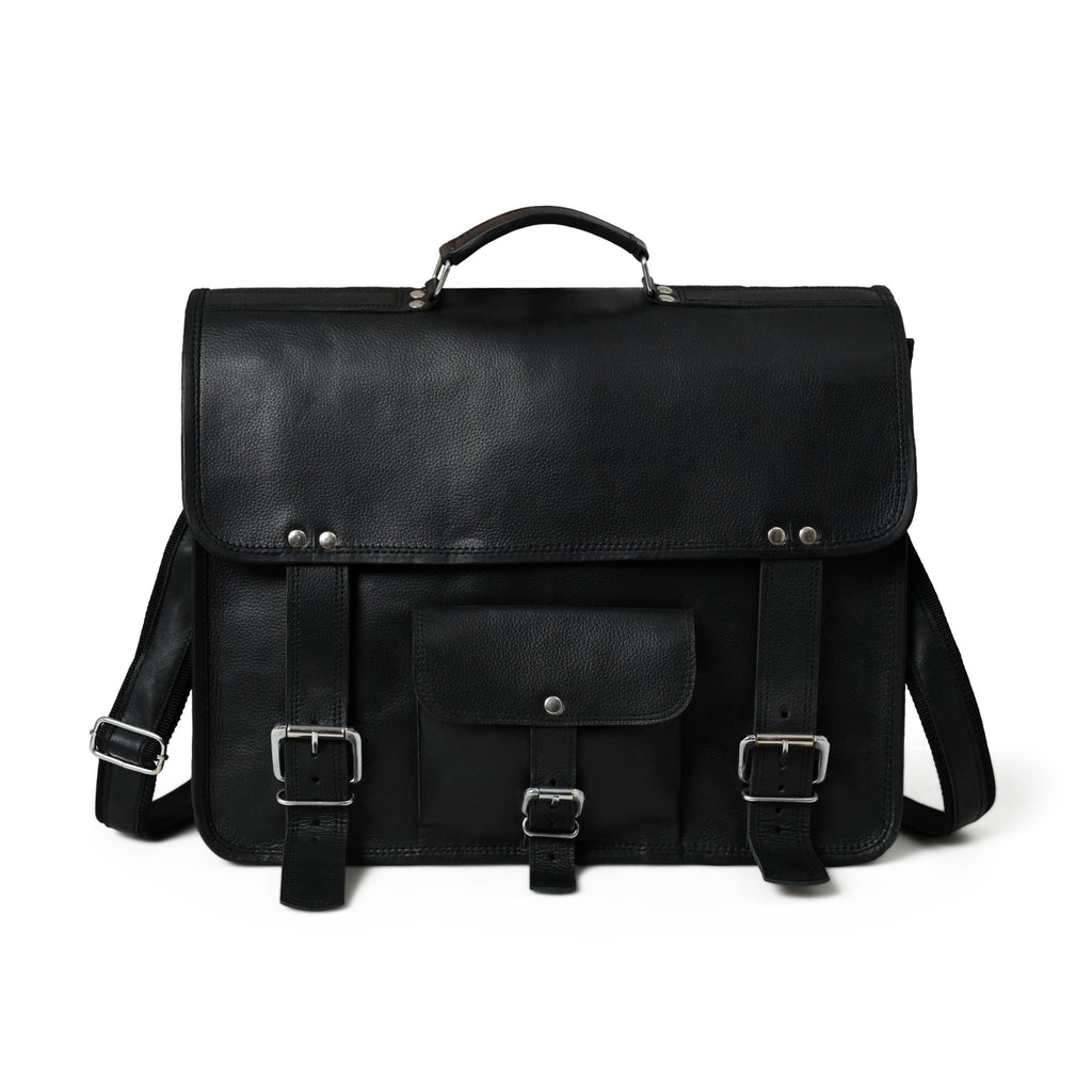 Shadow Silver Black Messenger Bag Classy Leather Bags