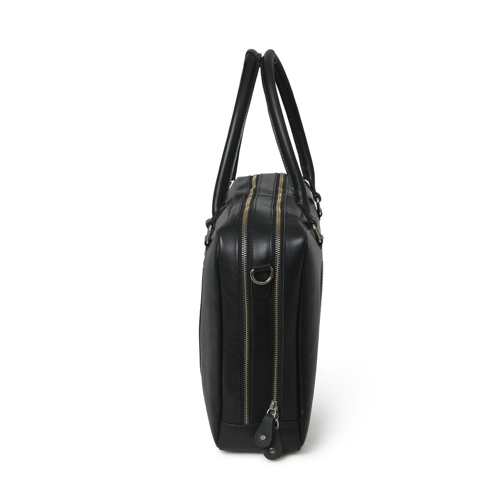 Dixon Black Buffalo Leather Laptop Briefcase Classy Leather Bags