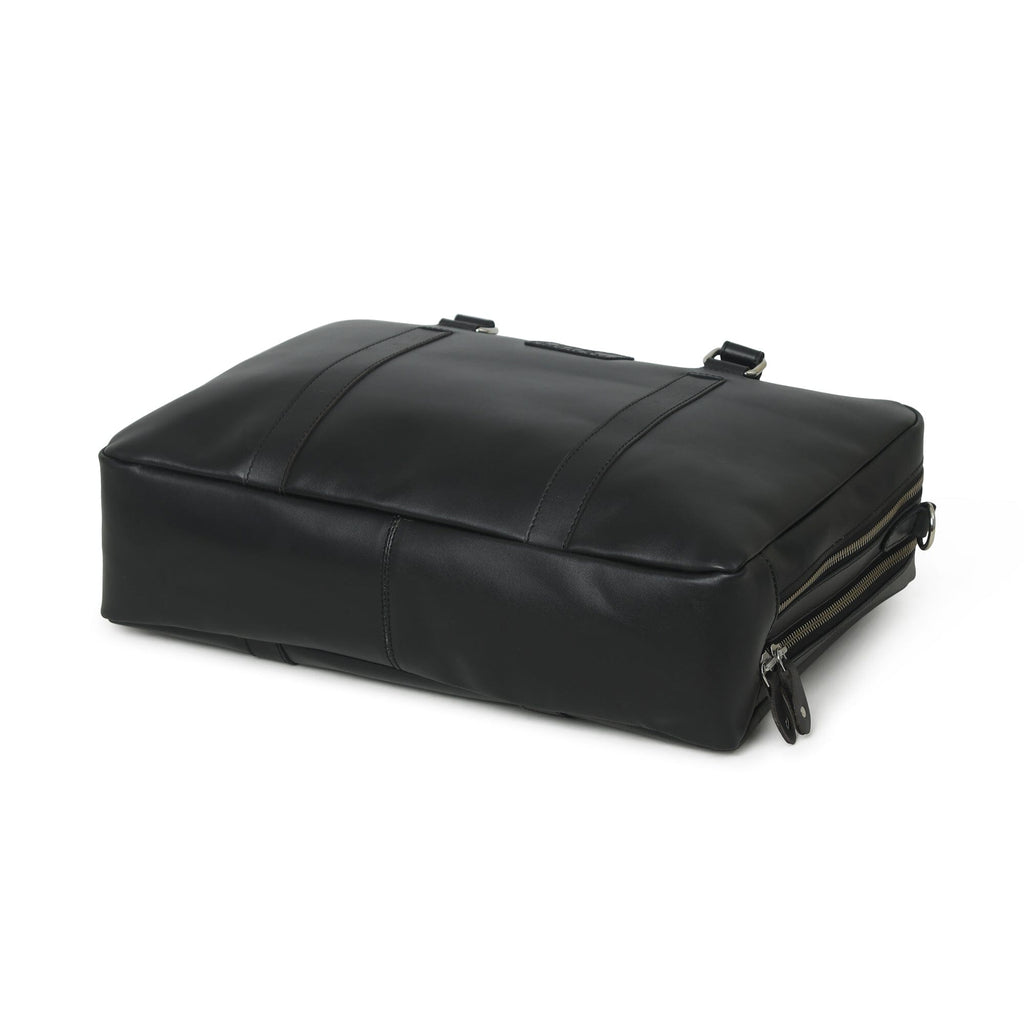 Dixon Black Buffalo Leather Laptop Briefcase Classy Leather Bags