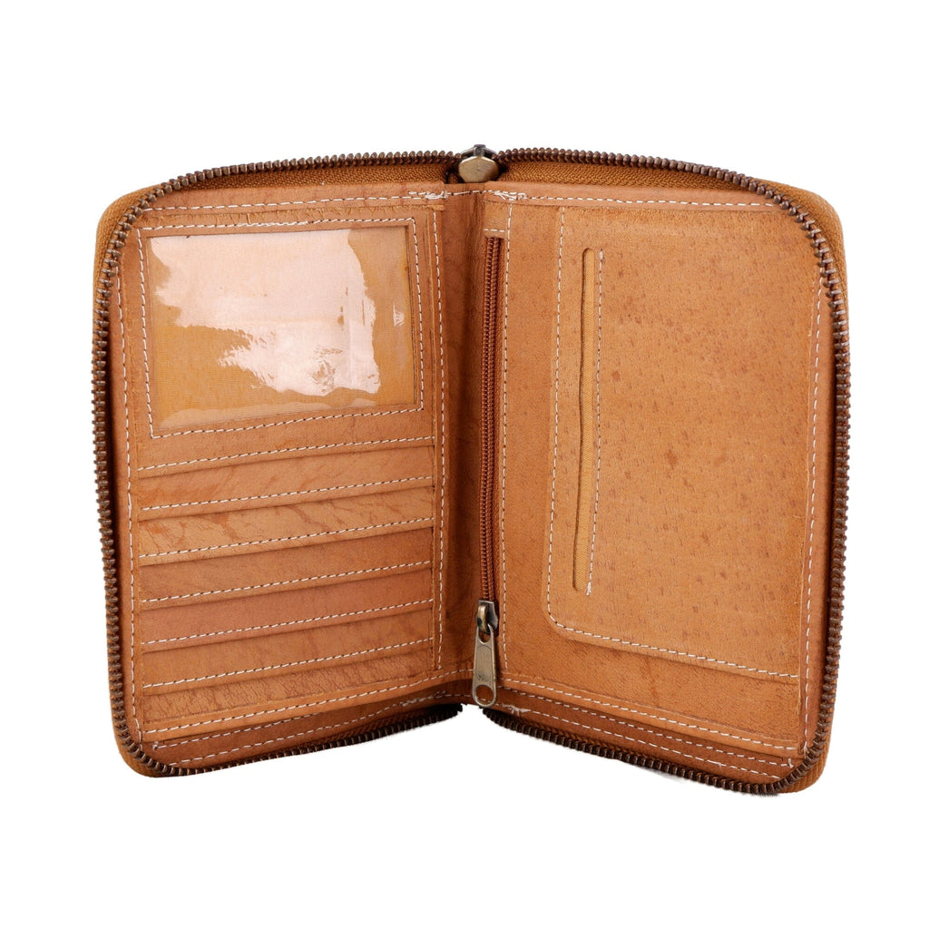 Haskins Bi-fold Zipper Wallet Classy Leather Bags