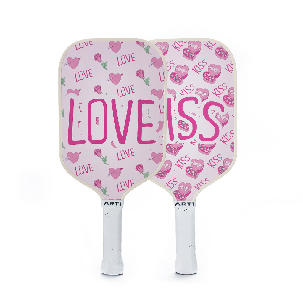 ARTI Fiberglass "Valentine's" Pickleball Paddle Set ARTI