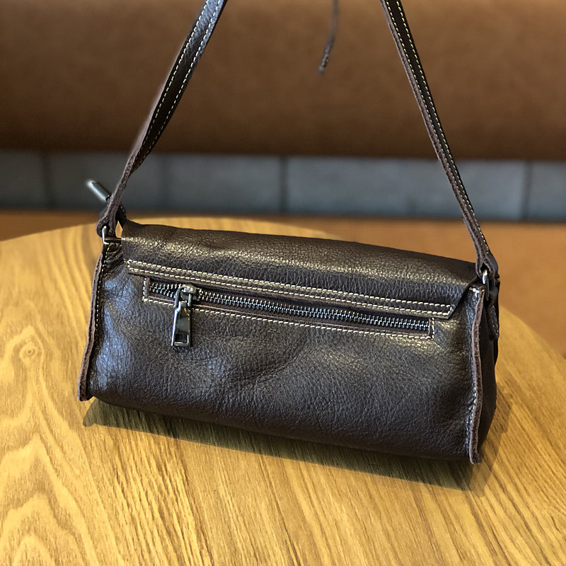 Leather Crossbody Women Wallet Purse, Mini Satchel Crossbody Bag, Small Leather Shoulder Bag for Women RockCow Leather Studio