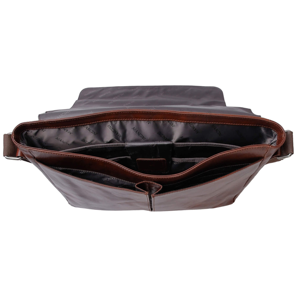 Mancini Pelle D’oro 15” Laptop / Tablet Messenger Bag Mancini