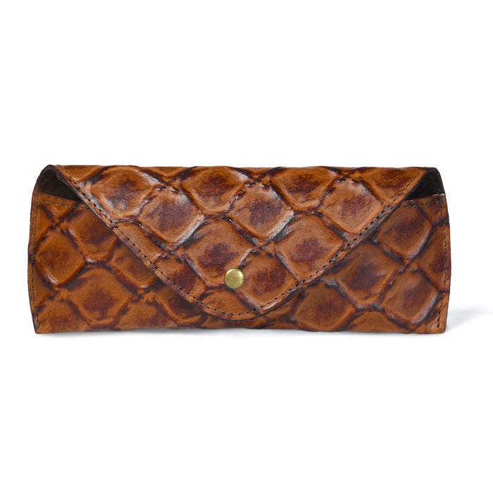 Croco Leather Sunglasses Cover Classy Leather Bags