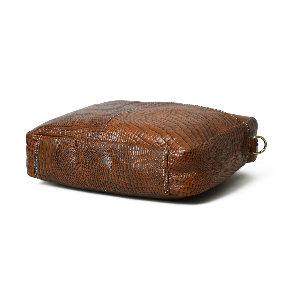 Laurent Leather Briefcase- Brown Classy Leather Bags