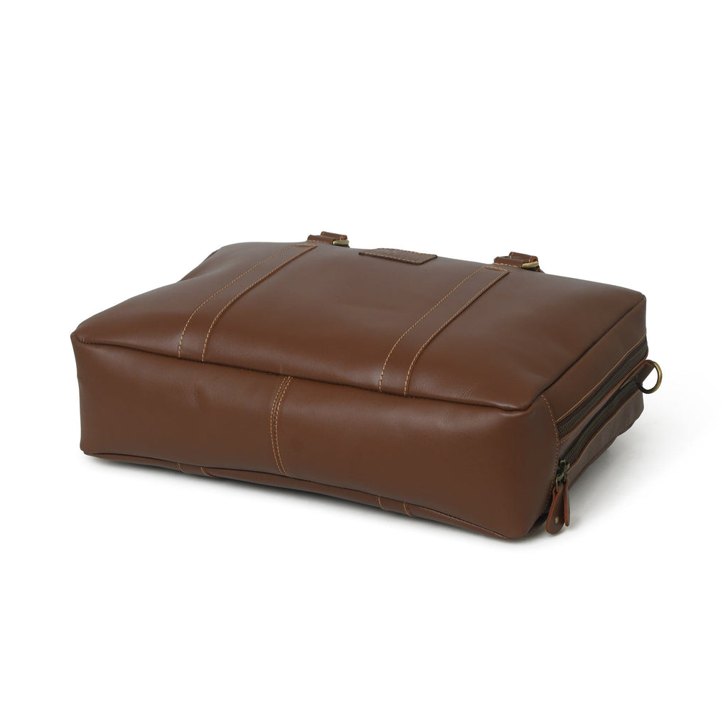 Dixon Brown Buffalo Leather Laptop Office Briefcase Classy Leather Bags