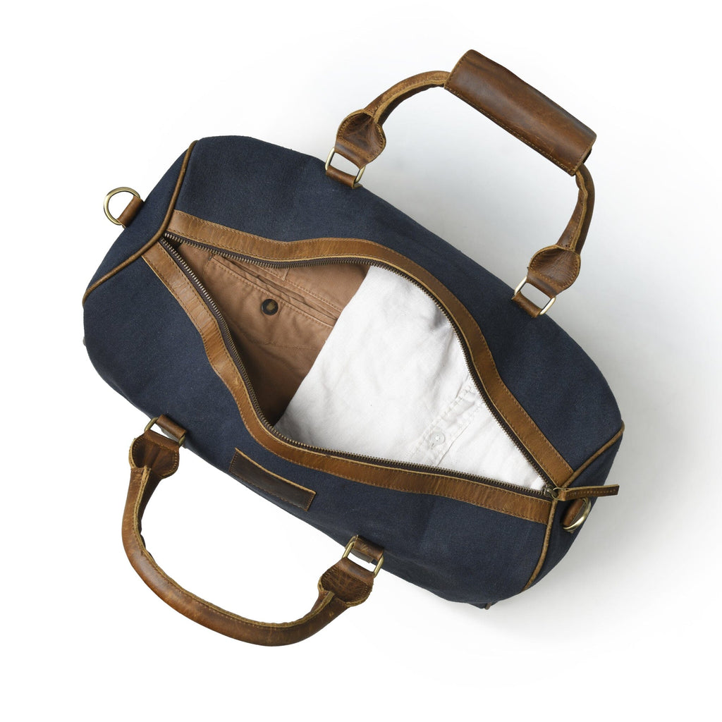 Campbell Canvas Carry On Duffle Classy Leather Bags