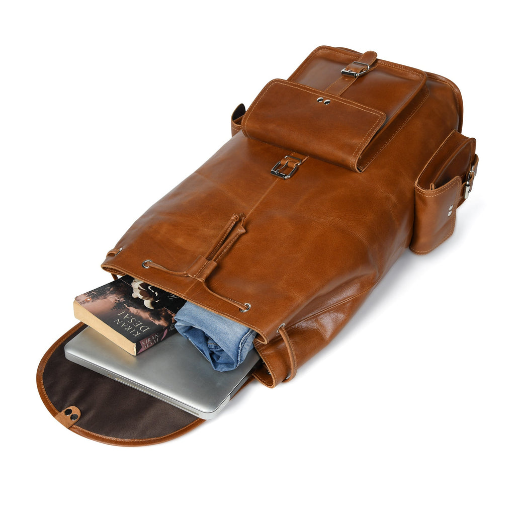 Kingston Tanned Backpack Classy Leather Bags