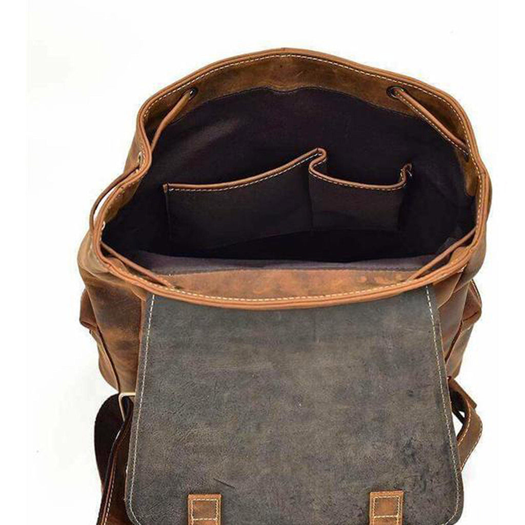 The Armstrong Buffalo Backpack Classy Leather Bags