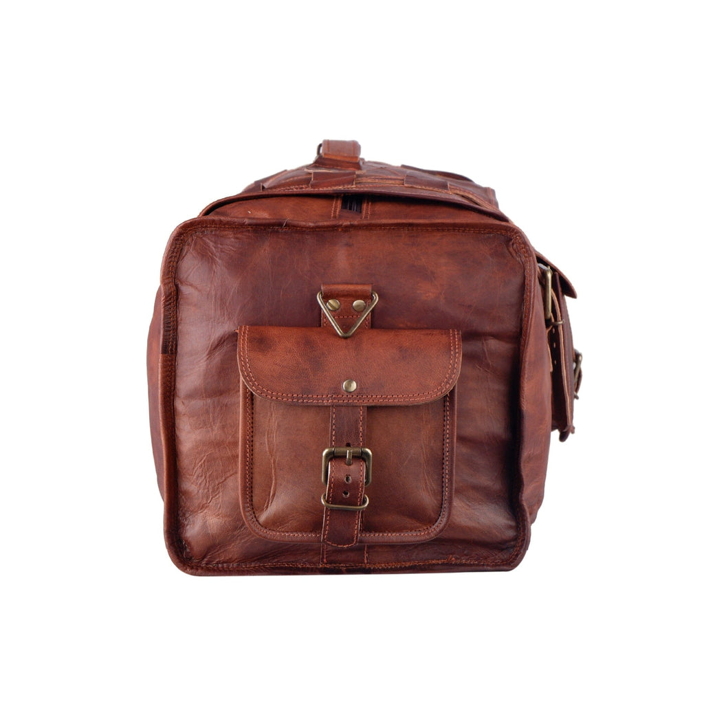 The Bruno Flap Duffel Classy Leather Bags