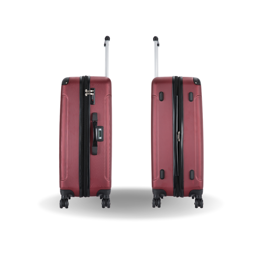 INTELY 2 Piece Set 20''/28'' with Built-in Digital Weight Scale Dukap