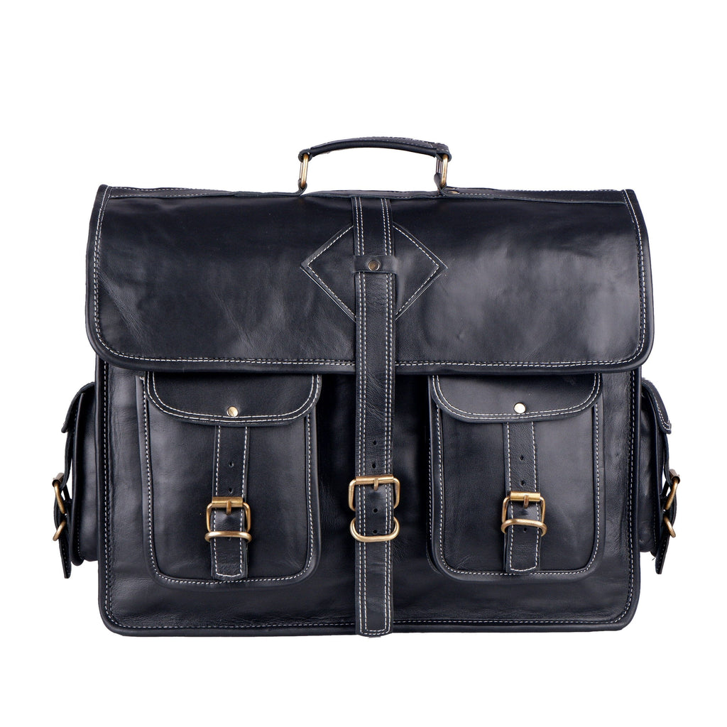 The Retro Black Classy Leather Bags