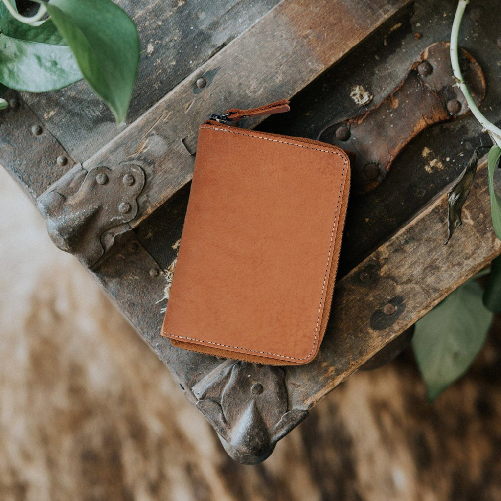 Haskins Bi-fold Zipper Wallet Classy Leather Bags