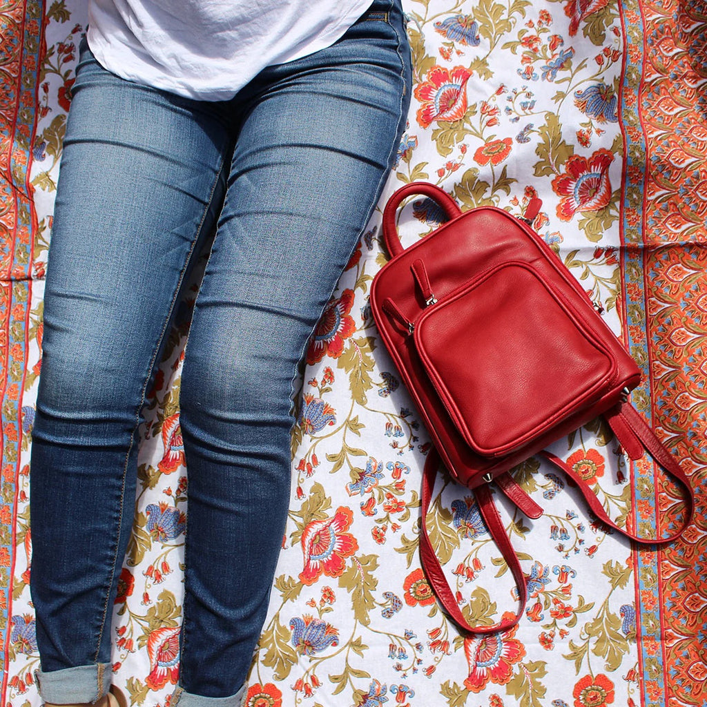 Osgoode Marley RFID Organizer Leather Women's Backpack Osgoode Marley