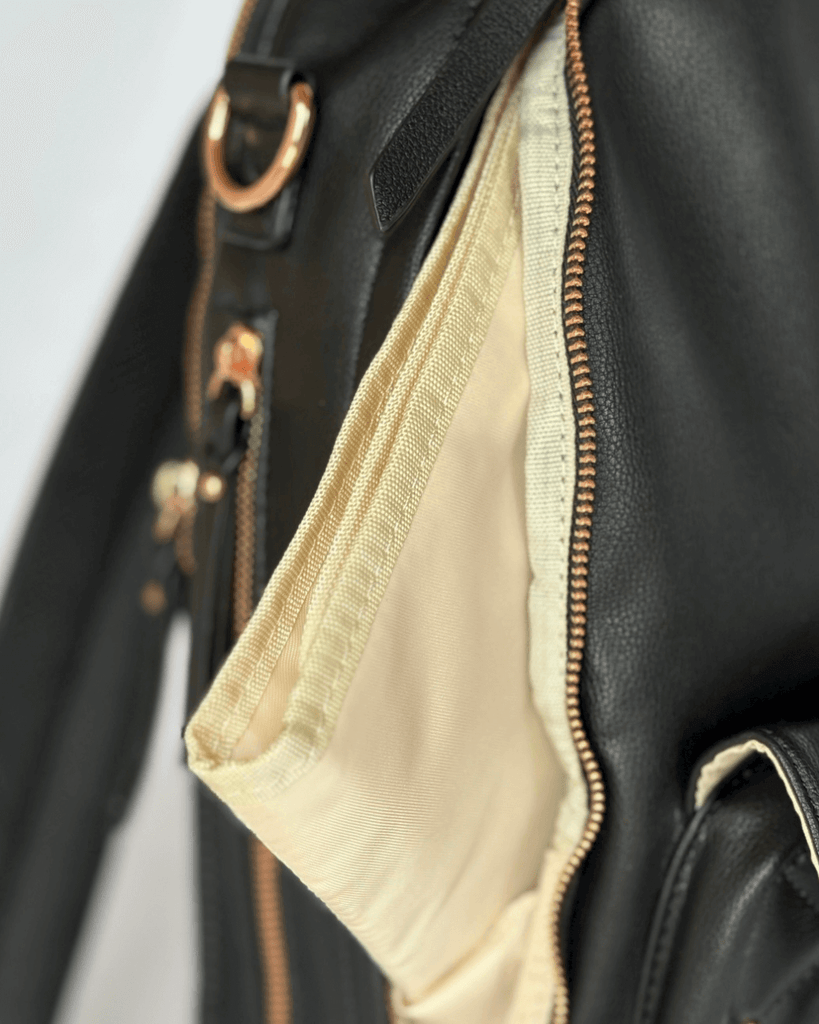 The Daphne Diaper Bag - Onyx Baldwin Baby Company