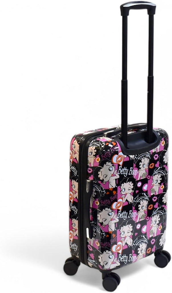 Betty Boop-Themed Wink Wink Hard Side Luggage Set. Carry-on, Medium and Large Checked Dony Corp.